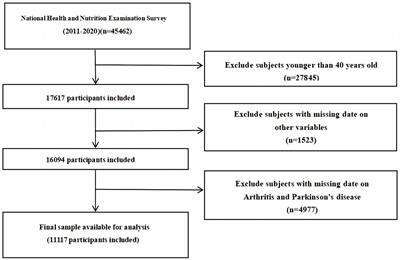 Association between osteoarthritis with Parkinson’s disease in the US (NHANES 2011–2020)